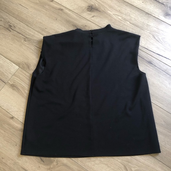 Black Worthington Oversized Sleeveless Top - Size Large - Picture 5 of 7